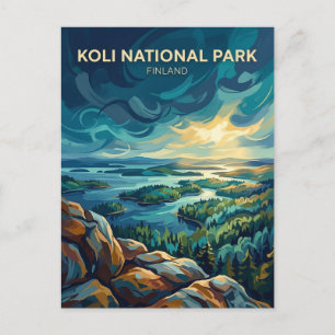 Carte Postale Parc national de Koli en Finlande