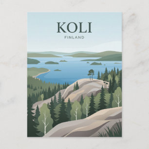 Carte Postale Parc national de Koli Finlande