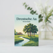 Carte Postale Parc national de la Drentsche Aa Pays-Bas (Debout devant)
