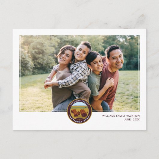 Carte Postale Parc national de la Forêt Petrifiée (Devant)