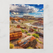 Carte Postale Parc national de la Forêt Petrifiée, Désert Peint (Devant)