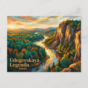 Carte Postale Parc national de la légende Udegeyskaya Russie