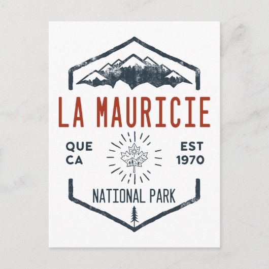 Carte Postale Parc national de la Mauricie Canada en détresse (Devant)