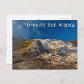 Carte Postale Parc national de la Palette Spring Yellowstone (Devant / Derrière)