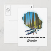 Carte Postale Parc national de la Réunion (Devant / Derrière)