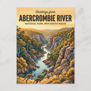 Carte Postale Parc national de la rivière Abercrombie Australie