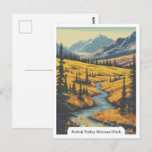 Carte Postale Parc national de la vallée de Kobuk, Alaska États- (Devant / Derrière)