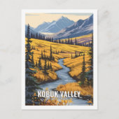 Carte Postale Parc national de la vallée de Kobuk Alaska USA (Devant)