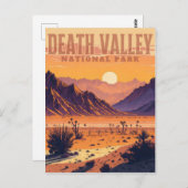 Carte Postale Parc national de la Vallée de la Mort (Devant / Derrière)