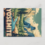 Carte Postale Parc national de la vallée de Yosemite (Devant)