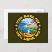 Carte Postale Parc national de l'Acadie (Devant / Derrière)