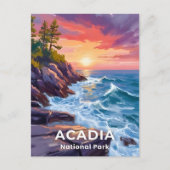 Carte Postale Parc national de l'Acadie | Otter Cliffs Maine Tra (Devant)