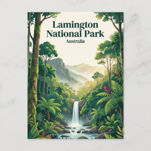 Carte Postale Parc national de Lamington Australie