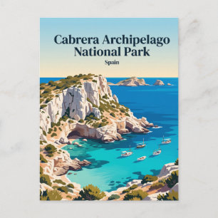 Carte Postale Parc national de l'archipel de Cabrera en Espagne