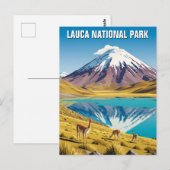Carte Postale Parc national de Lauca Chili Voyage (Devant / Derrière)