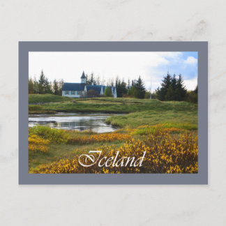 Carte Postale Parc national de l'Islande, Žingvellir
