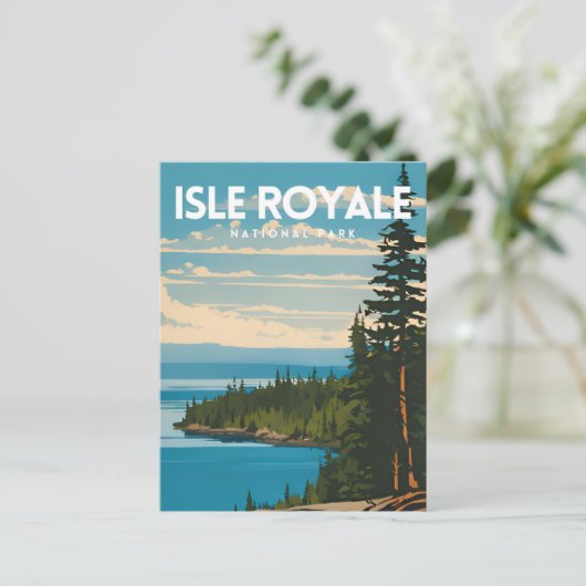 Carte Postale Parc national de l'Isle Royale (Debout devant)