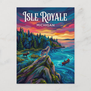Carte Postale Parc national de l'Isle Royale Michigan