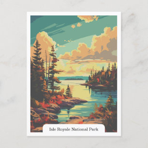 Carte Postale Parc national de l'Isle Royale, Michigan USA