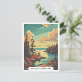 Carte Postale Parc national de l'Isle Royale, Michigan USA (Debout devant)