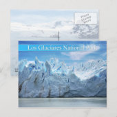 Carte Postale Parc national de Los Glaciares, Argentine (Devant / Derrière)