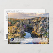 Carte Postale Parc national de l'UNESCO - Žingvellir (Thingvelli (Devant / Derrière)
