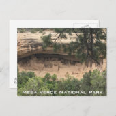 Carte Postale Parc national de Mesa Verde (Devant / Derrière)
