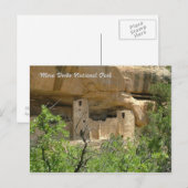Carte Postale Parc national de Mesa Verde (Devant / Derrière)