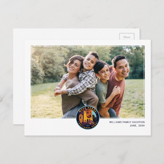 Carte Postale Parc national de Mesa Verde (Devant / Derrière)