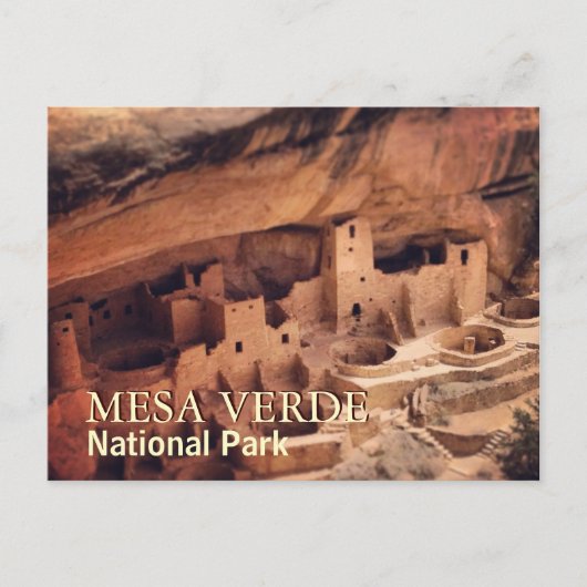 Carte Postale Parc national de Mesa Verde (Devant)