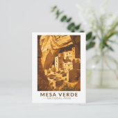 Carte Postale Parc national de Mesa Verde Cliff Palace Travel Ar (Debout devant)