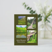 Carte Postale Parc national de montagne rocheuse (Debout devant)