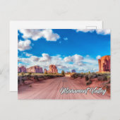 Carte Postale Parc national de Monument Valley, Arizona (Devant / Derrière)