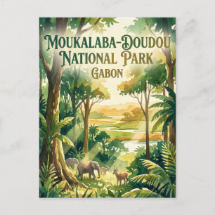 Carte Postale Parc national de Moukalaba-Doudou, Nyanga Gabon