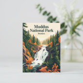 Carte Postale Parc national de Muddus en Suède (Debout devant)