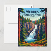Carte Postale Parc national de Muddus en Suède (Devant / Derrière)