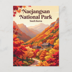 Carte Postale Parc national de Naejangsan Corée du Sud