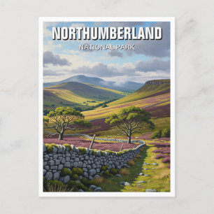 Carte Postale Parc national de Northumberland Angleterre