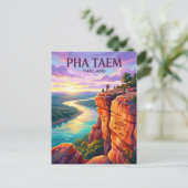 Carte Postale Parc national de Pha Taem Thaïlande (Debout devant)
