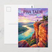 Carte Postale Parc national de Pha Taem Thaïlande (Devant / Derrière)