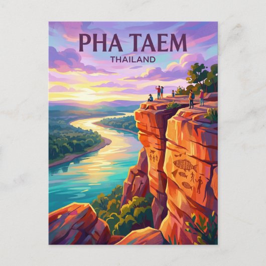 Carte Postale Parc national de Pha Taem Thaïlande (Devant)