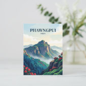 Carte Postale Parc national de Phawngpui Blue Mountain Inde (Debout devant)