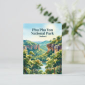 Carte Postale Parc national de Phu Pha Yon Thaïlande (Debout devant)