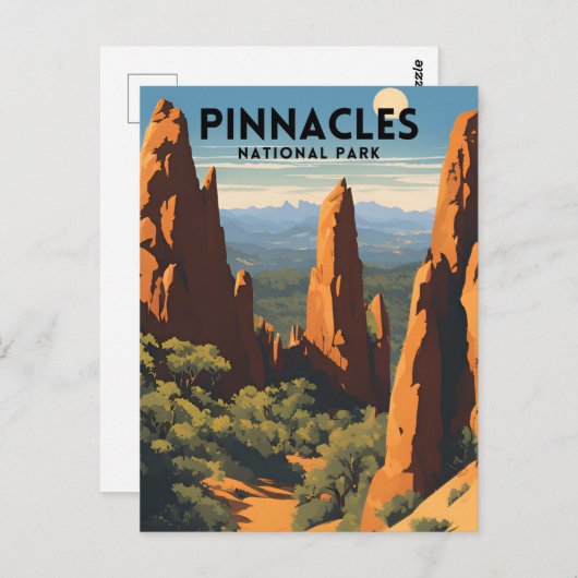 Carte Postale Parc national de Pinnacles (Devant / Derrière)