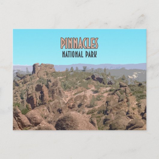 Carte Postale Parc national de Pinnacles Californie (Devant)