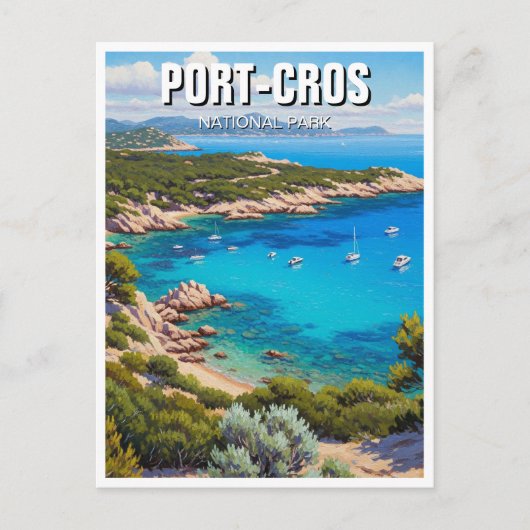 Carte Postale Parc national de Port-Cros France Voyage (Devant)