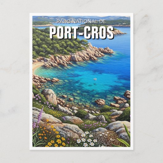 Carte Postale Parc national de Port-Cros France Voyage (Devant)