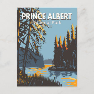 Carte Postale Parc national de Prince Albert Canada Vintage Voya