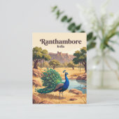 Carte Postale Parc national de Ranthambore Inde (Debout devant)