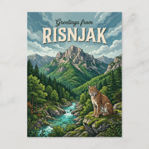 Carte Postale Parc national de Risnjak Croatie
